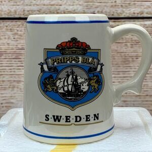 Pripps‎ Bla Sweden Beer Stein Mug Tankard Franklin Porcelain Limited Edition